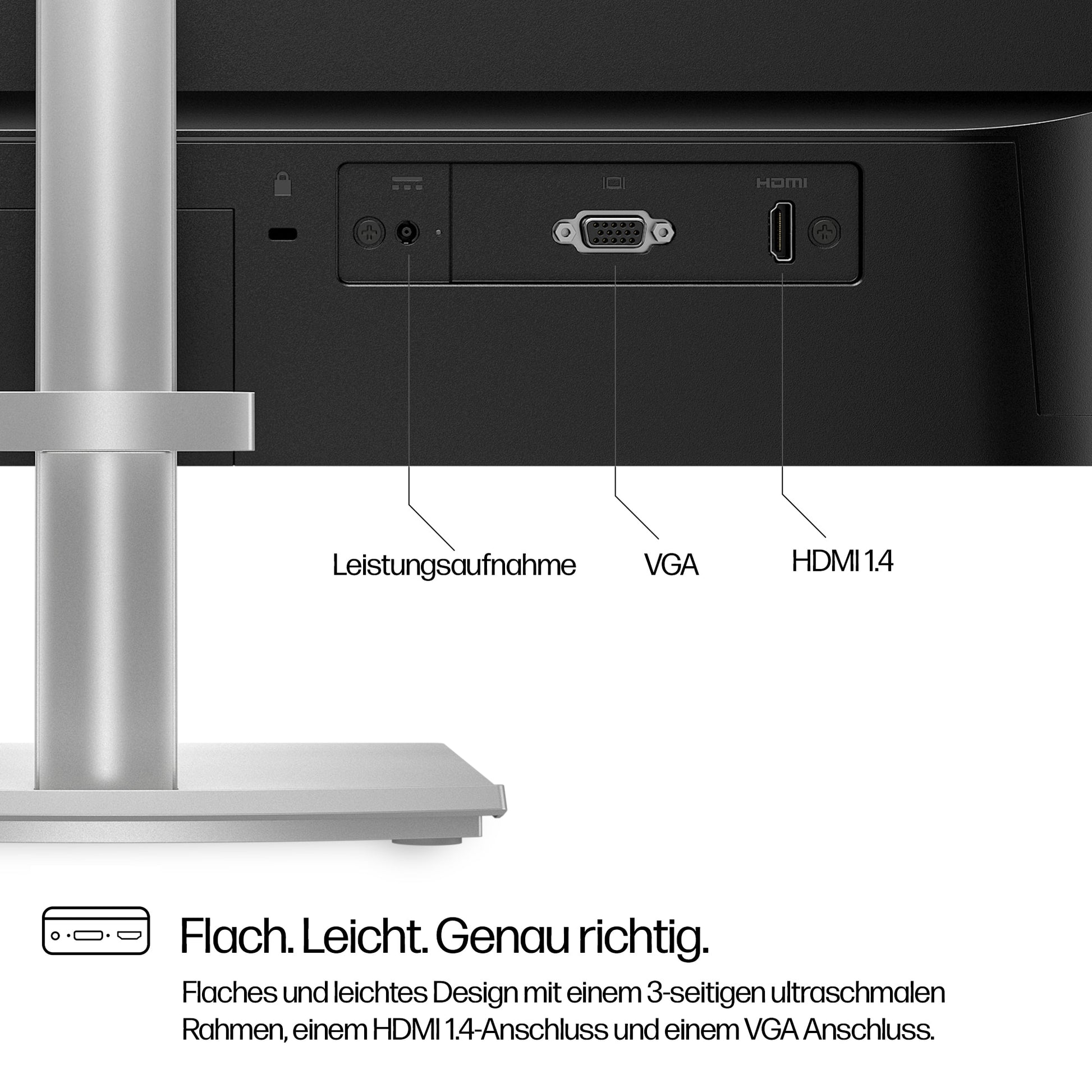 HP Serie 5 524sh – 23,8", 1920 × 1080 (Full HD), IPS, 100 Hz
