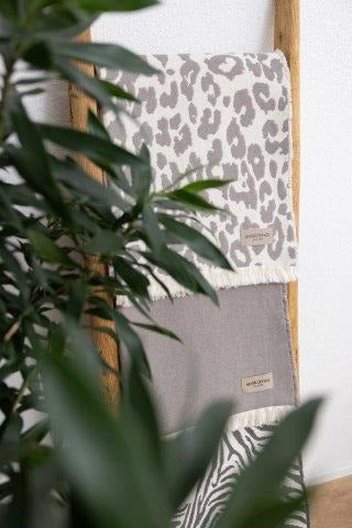 Eskimo Nala Wohndecke – Baumwolle, Taupe – 140 × 200 cm