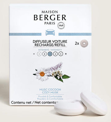 Maison Berger Paris Maison Berger Musc Cocoon – Duftkartusche, 2er-Pack