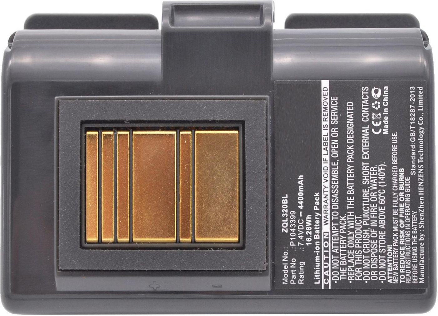 CoreParts Akku 4400 mAh 7,4 V – für Zebra QLN220/QLN320/ZQ500 und andere, P1023901