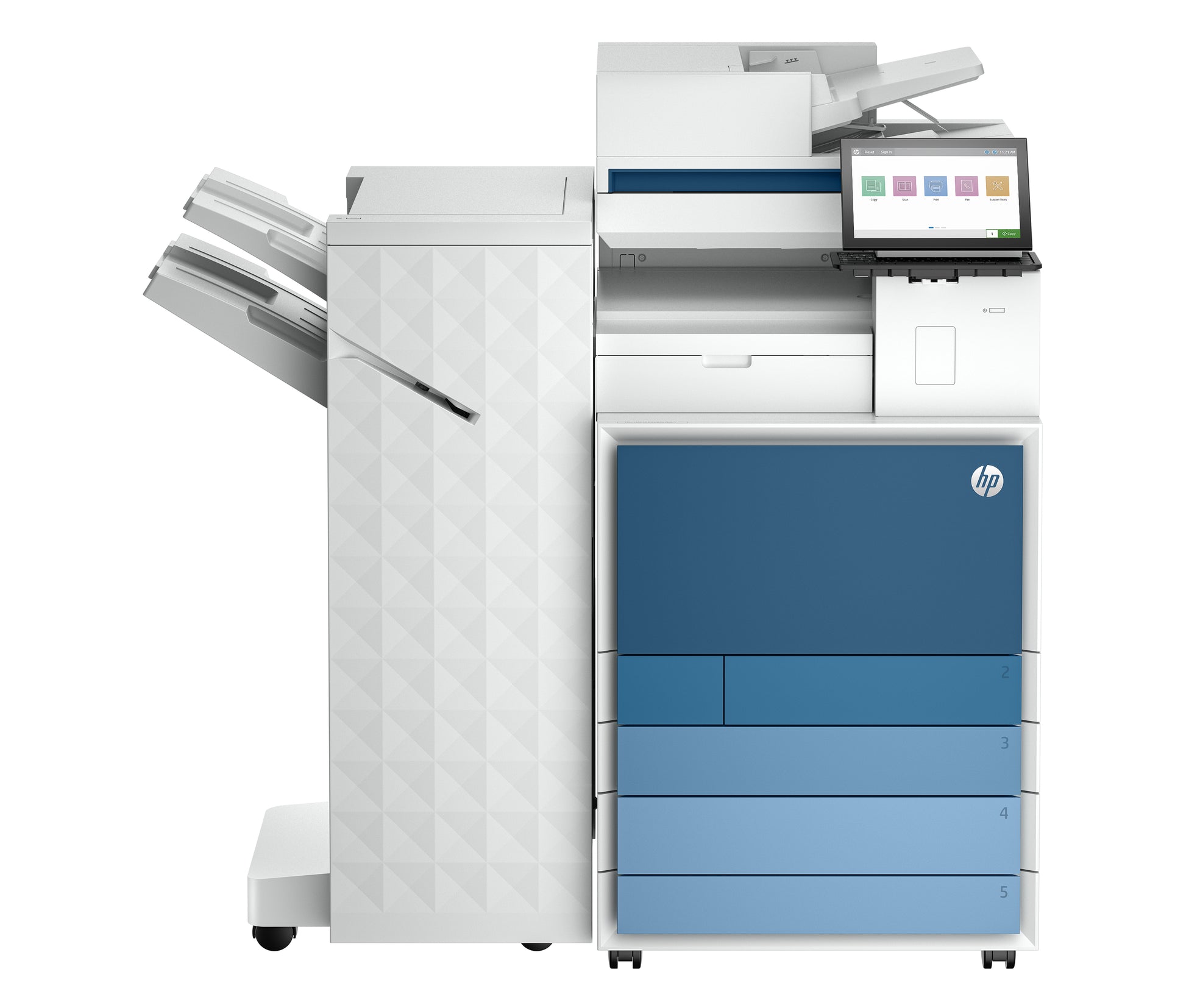 HP Color Laserjet Ent Flow 8801Z+ – Farbiges Laser-MFP A4, 4-in-1 – LAN/WLAN – 60 ppm S/W