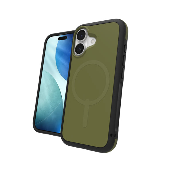 ZAGG Sedona Snap Backcover – für Apple iPhone 17, MagSafe, Graphen, Grün, bis 4 m Sturzsicher