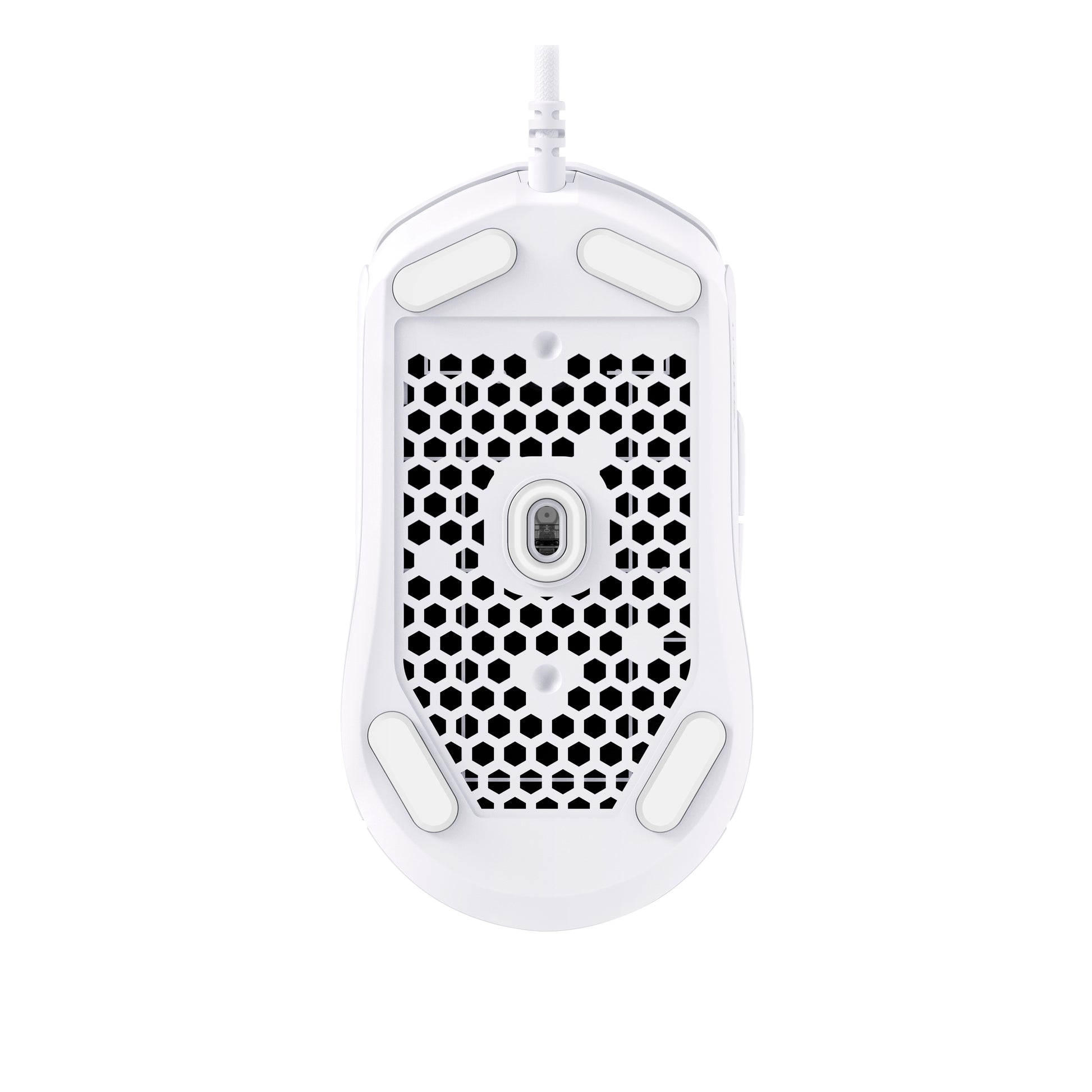 HyperX Pulsefire Haste 2 Gaming-Maus – kabelgebunden, 26'000 dpi, 8'000 Hz, 6 Tasten, für Rechtshänder, weiss