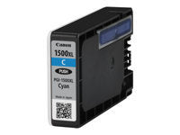 Canon PGI-1500XLC Cyan Tintenpatrone (Original) – 1'020 Seiten – für MAXIFY MB2350