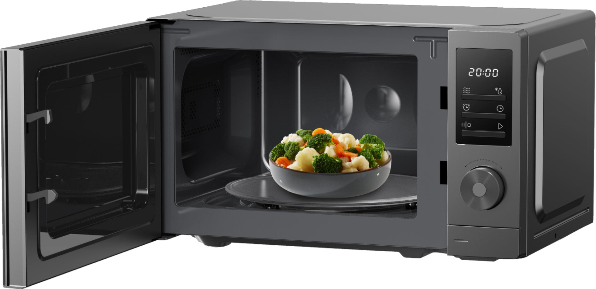 Gorenje Solo-Mikrowelle MO20A3T4 – 20 l, 700 W – schwarz/grau