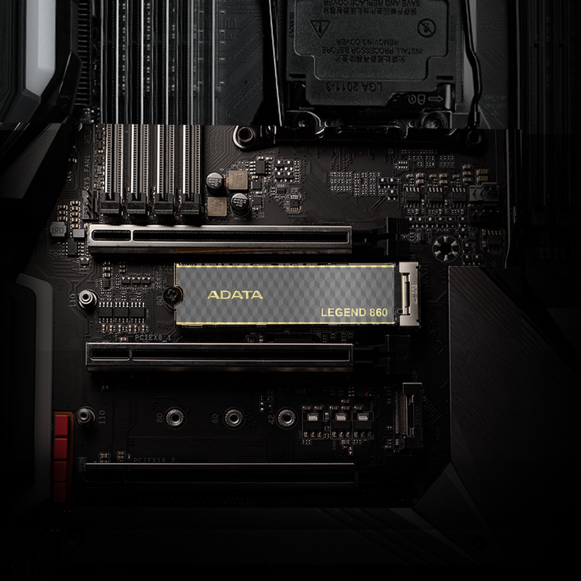 ADATA LEGEND 860 – 1 TB M.2 2280, PCIe 4.0 NVMe, 6000/4000 MB/s