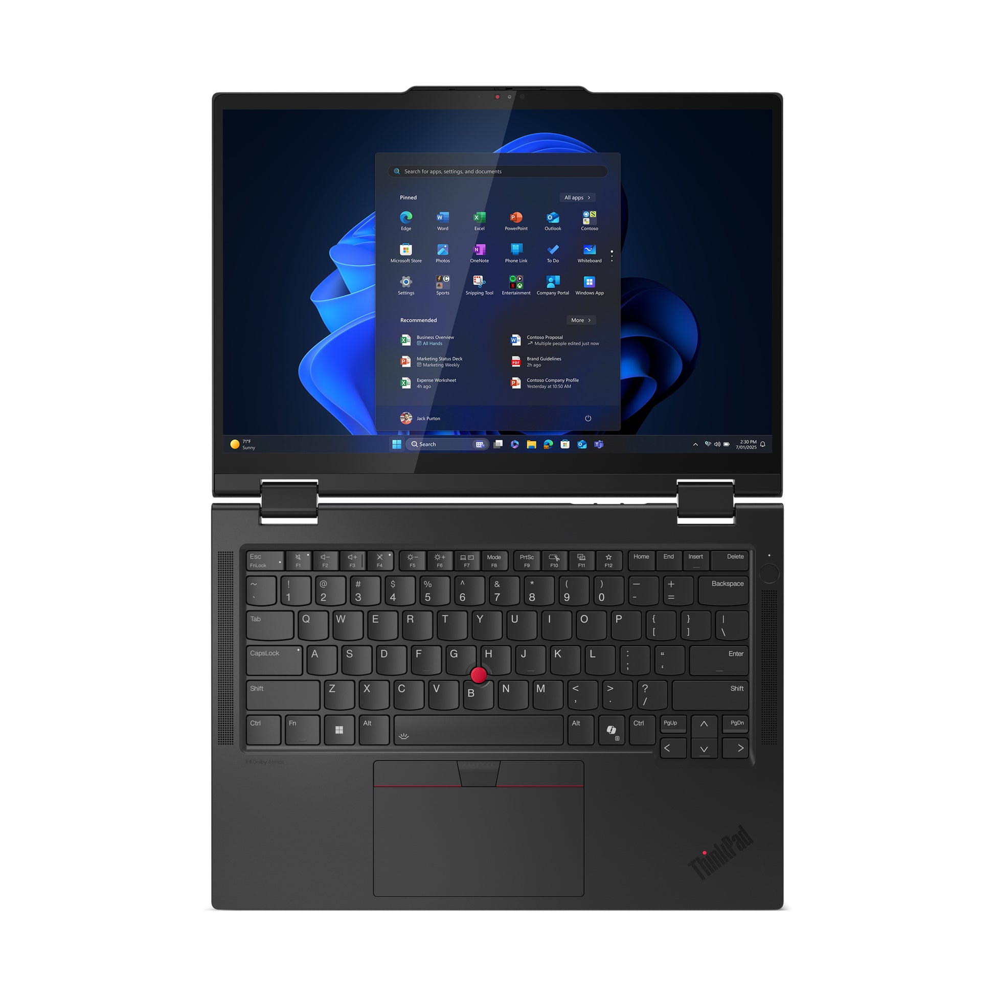 Lenovo ThinkPad T14s 2-in-1 Gen 1 (Intel Core Ultra 7 255U, 14,0" WUXGA, 32 GB, 1 TB) – Windows 11 Pro