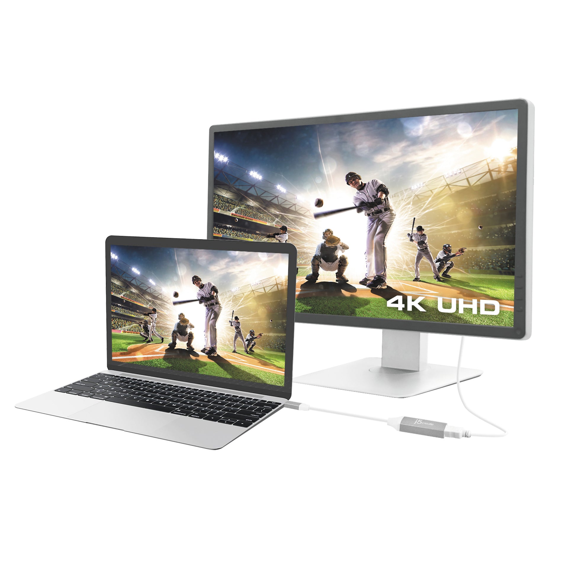 j5create JCA153G-N USB-C zu HDMI Adapter – 4K (3840 × 2160) @ 60 Hz, 14,5 cm, HDMI 2.0