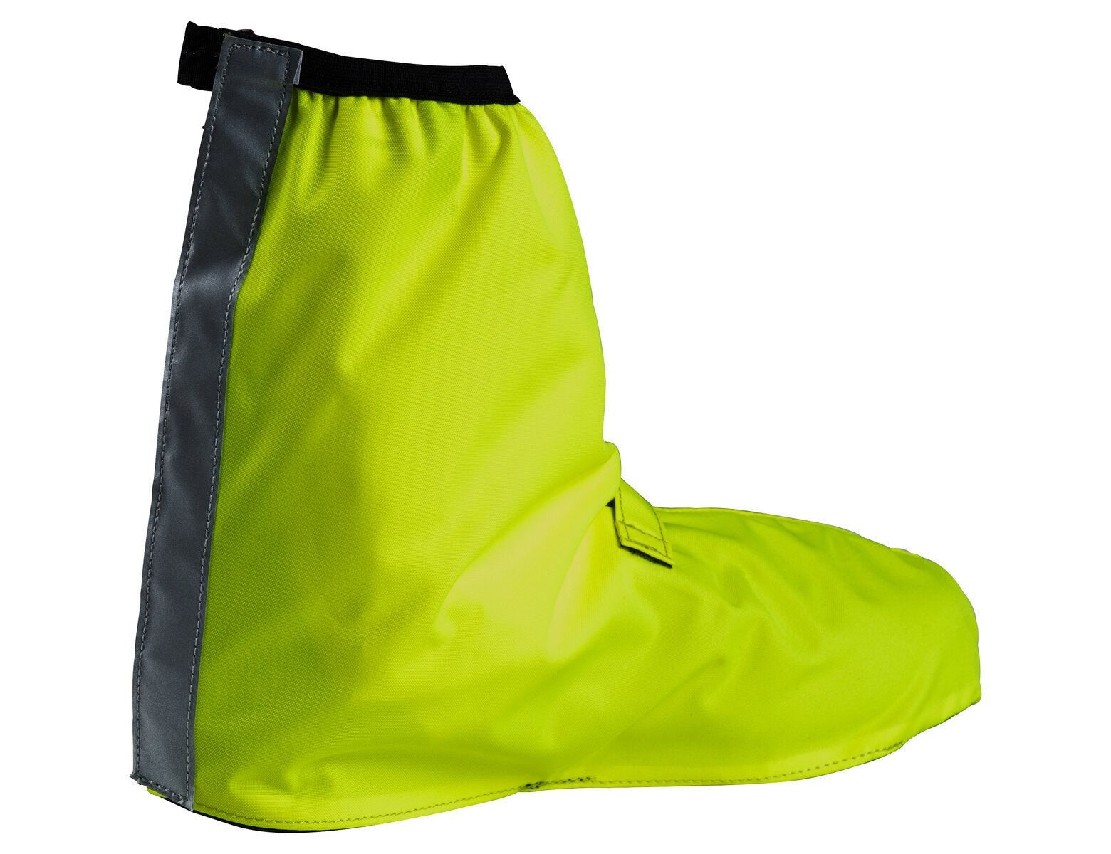 VAUDE Gamaschen – Grösse 47–49 – Schwarz/Neongrün, Polyester (recycelt), PU-beschichtet, wasserfest