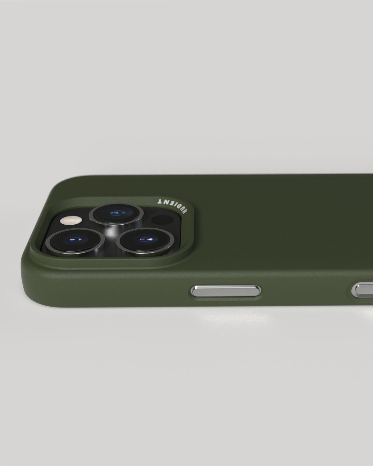 Nudient Thin Backcover – für Apple iPhone 16 Pro, MagSafe, Kunststoff, Pine Green