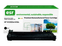esr 658A (W2000A) Schwarzer Toner – Kompatibel – 7'000 Seiten – für HP