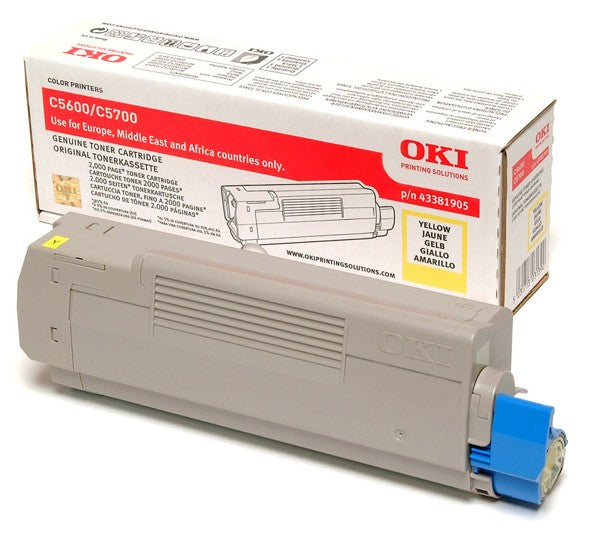 OKI Toner – gelb, 2000 Seiten