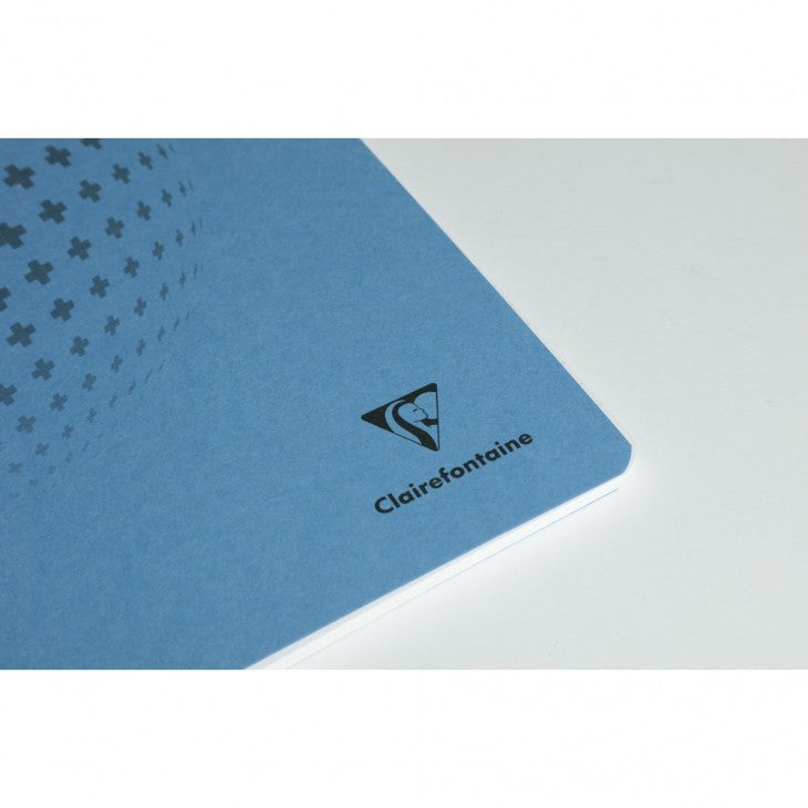 Clairefontaine Spiralheft A4, kariert (5 mm), 60 Blatt, mikroperforiert, 90 g/m² – blau