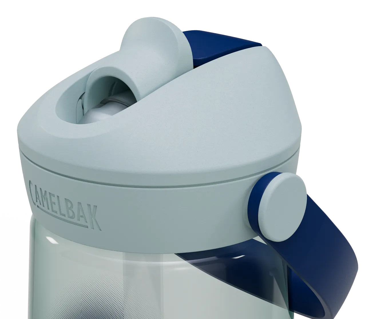 CamelBak Thrive Flip Straw Trinkflasche 750 ml – Kunststoff, mit Strohhalm, Deep Sea Dawn