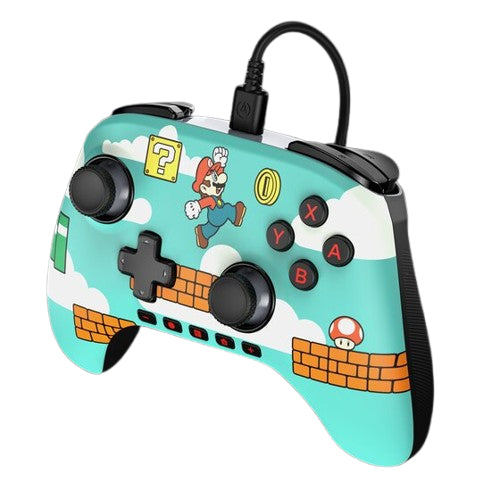 PowerA Advantage – Gamepad – USB (kabelgebunden), programmierbare Tasten – für Nintendo Switch, Mehrfarbig
