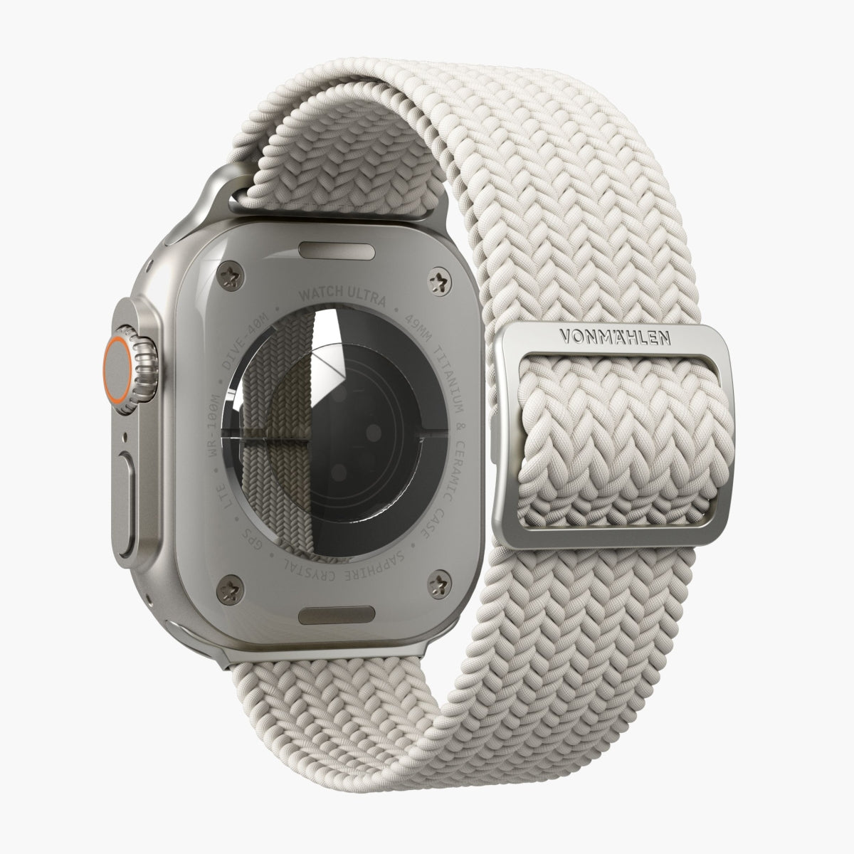 Vonmählen Woven Loop – Creme, für Apple Watch 40/41/42 mm