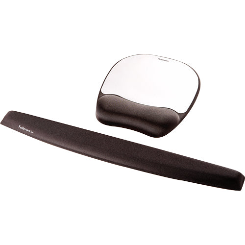 Fellowes Mausmatte mit Handgelenkauflage – 9175801 – Memory Foam – 201,5×235×25,5 mm – Schwarz