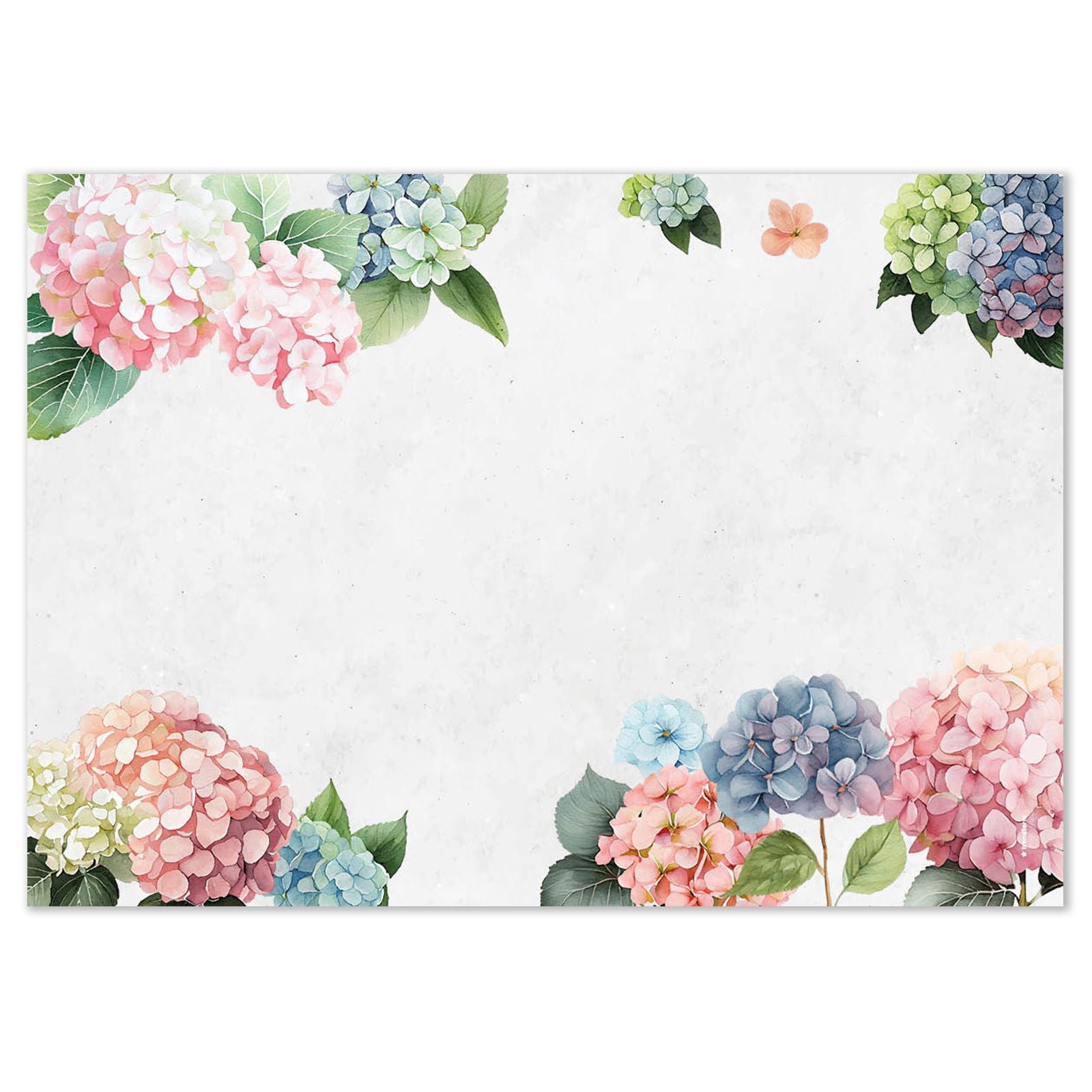 Trendform Tischset Hortensia, 42 × 29,7 cm – FSC – 48 Stk.