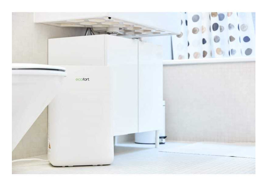 Ecofort Luftentfeuchter ecoQ DryAir 13L – 13 L/24 h, bis 30 m², Tank 2,3 l, Hygrostat