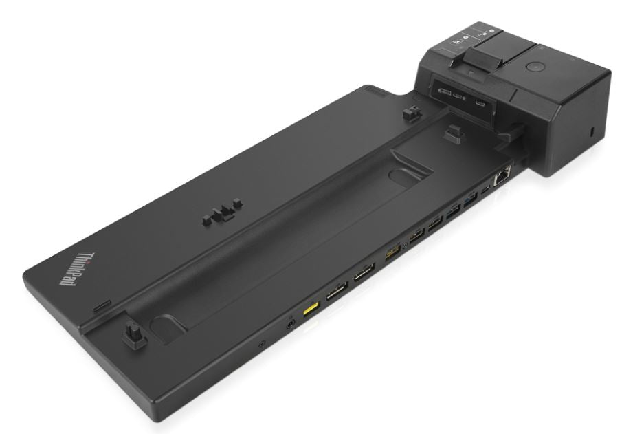 Lenovo 40AH0135EU Dockingstation – USB-C, 2× DP, 5× USB-A, GbE, 3,5 mm Audio