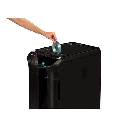 Fellowes AutoMax 550C – Aktenvernichter mit Autofeed 550 Blatt, DIN P-4, Partikelschnitt 4 × 38 mm, 83 l