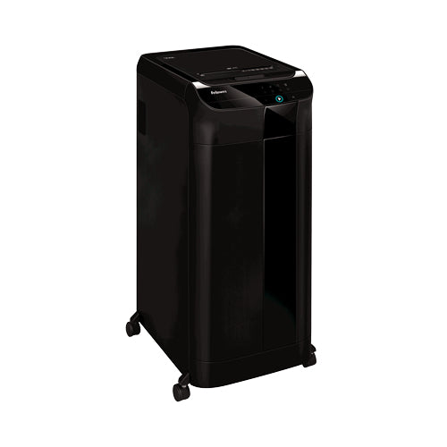 Fellowes AutoMax 550C – Aktenvernichter mit Autofeed 550 Blatt, DIN P-4, Partikelschnitt 4 × 38 mm, 83 l