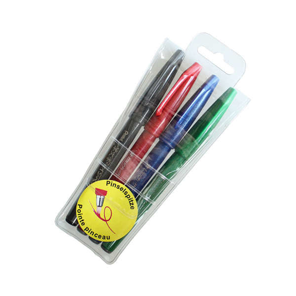 Pentel Filzstifte, 4 Farben