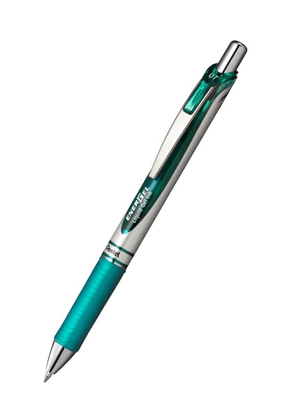 Pentel EnerGel X Gelschreiber – türkis, 0,7 mm, schnelltrocknend, Druck, nachfüllbar