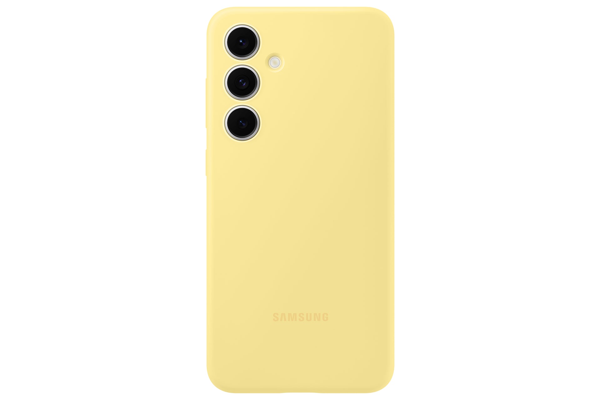 Samsung Backcover – für Samsung Galaxy S24 FE – gelb – Silikon, stossfest