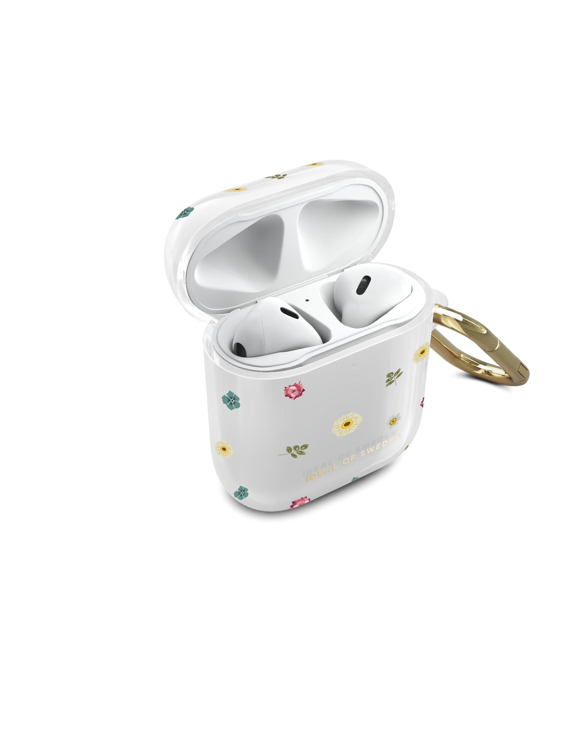 iDeal of Sweden Schutzhülle – für AirPods (1. & 2. Gen.) – TPU – Transparent, Blumenmuster