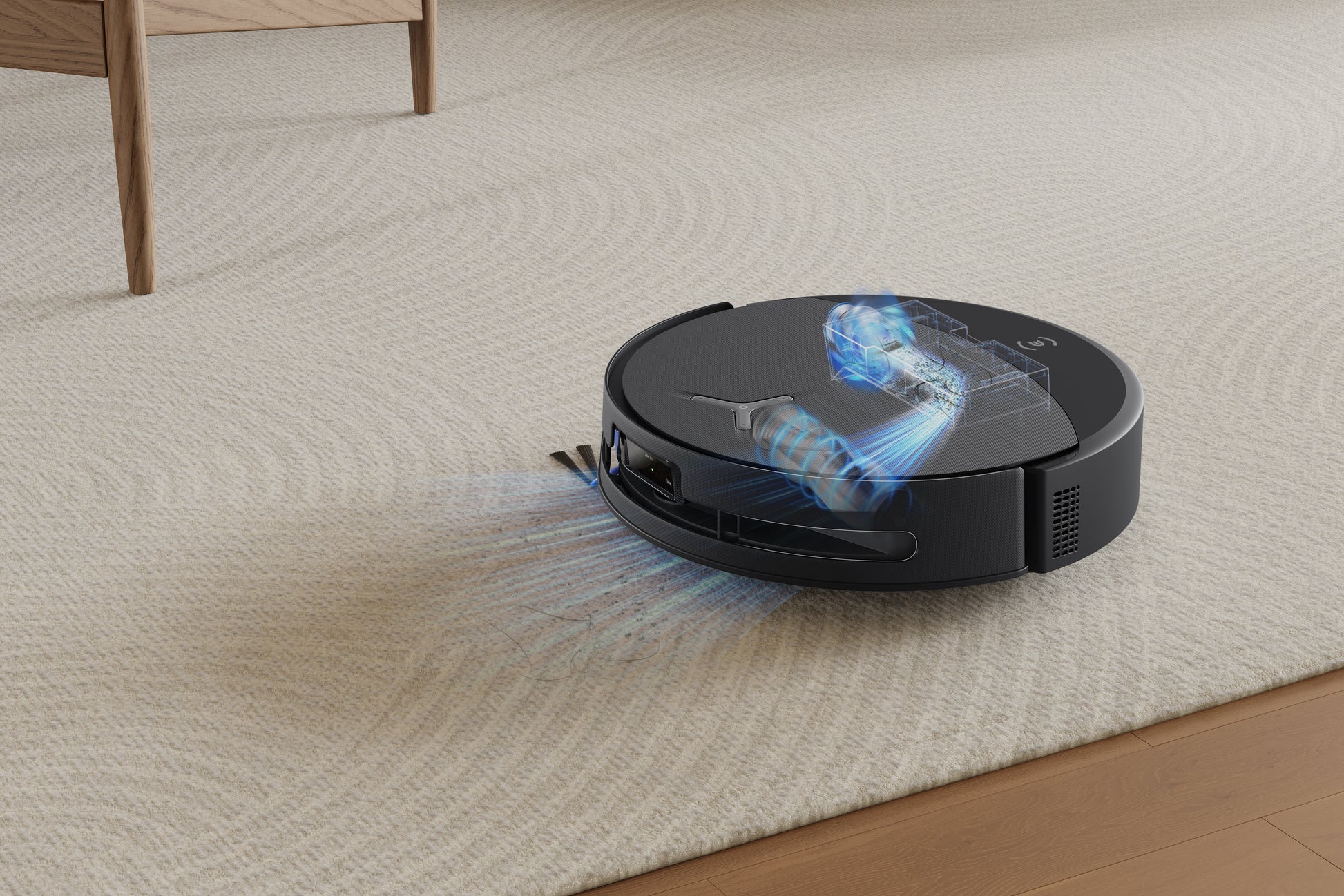 Ecovacs Deebot T90 PRO OMNI Saugroboter mit Absaugstation und Wischfunktion – 30000 Pa, 350 min, Höhe 98 mm
