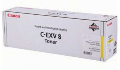 Canon Toner C-EXV8 – gelb, 25000 Seiten – für Canon IR C3200/CLC 3200/IRC3220 und andere