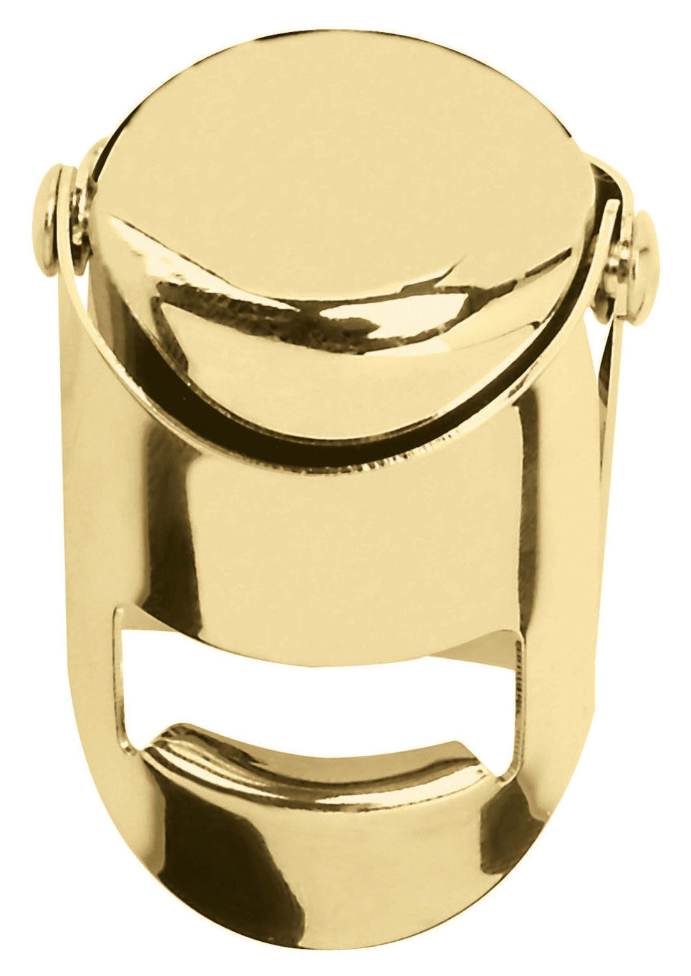 Paderno Flaschenverschluss – Ø 3,5 × 6 cm, Edelstahl, Gold, luftdicht, spülmaschinenfest