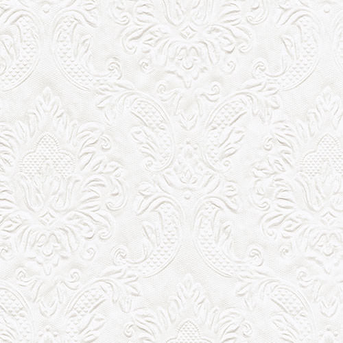 Paper + Design Moments Ornament Servietten weiss – 33 × 33 cm, 3-lagig – 16 Stück