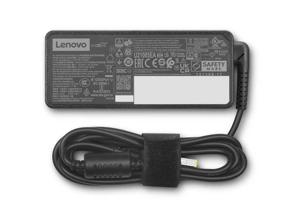 Lenovo 4X21J81440 Netzteil 65 W – für IdeaPad 3, IdeaPad 5, IdeaPad Flex und andere – schwarz