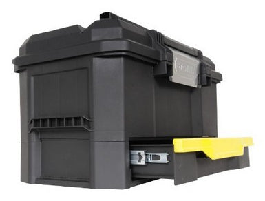 Stanley Werkzeugbox, 280 × 480 × 290 mm, Kunststoff, schwarz, mit Tragegriff