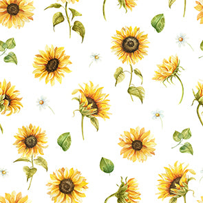 Braun + Company Servietten Sunflower – 33 × 33 cm, 3-lagig – 20 Stück