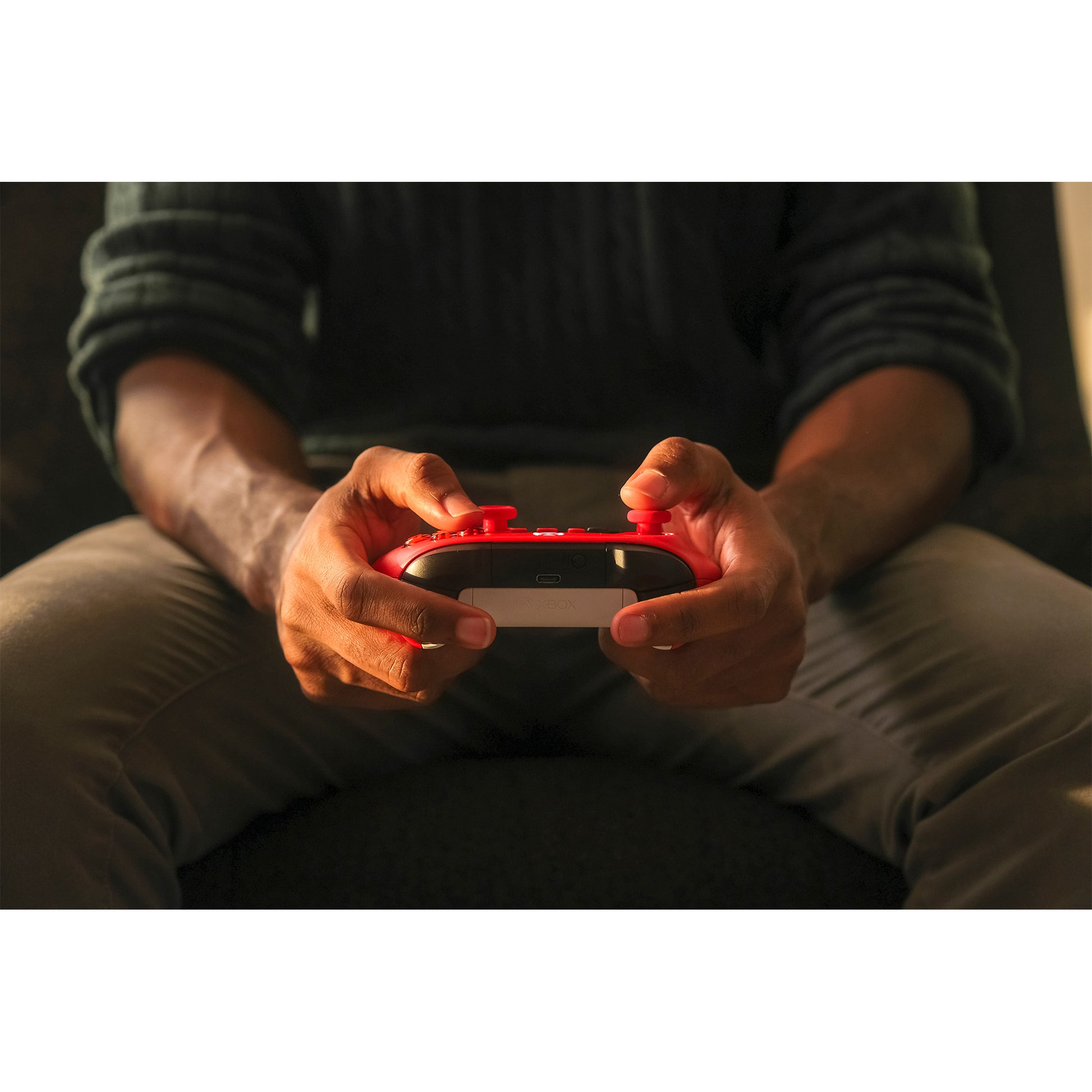 Microsoft Pulse Red – Gamepad – Kabellos (Bluetooth/2,4 GHz), Rot