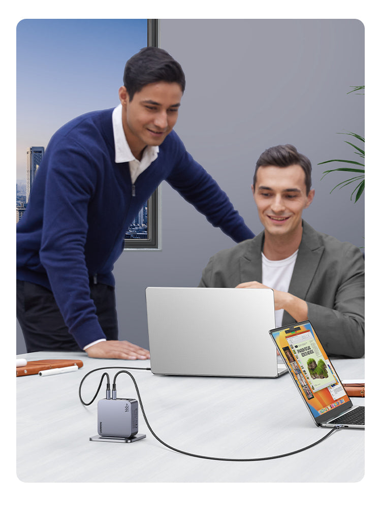 Ugreen Nexode Pro Netzteil – 160 W, PD, GaN – für Smartphones, Tablets, Laptops