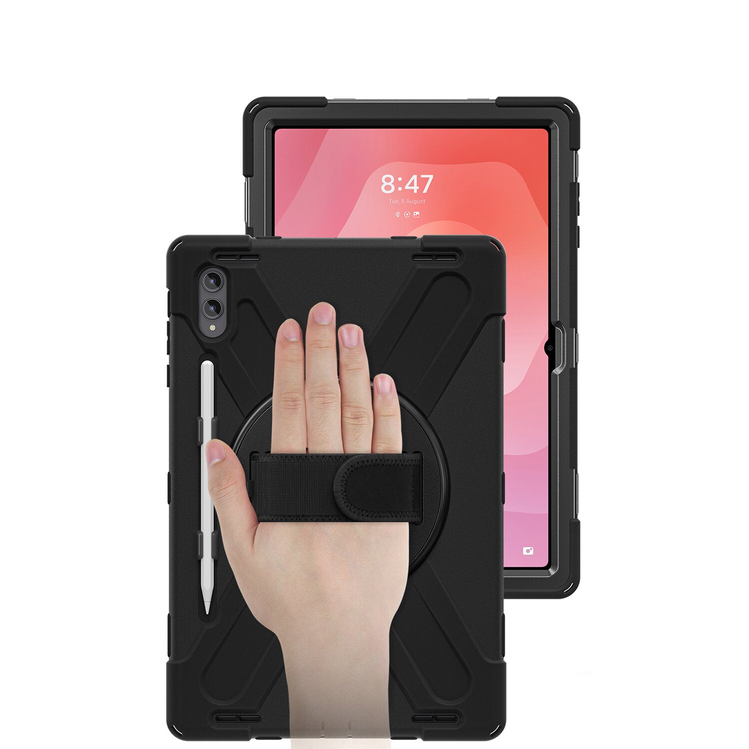 4SMARTS Tablet-Hülle für Samsung Galaxy Tab S11 Ultra 14,6" – Schwarz