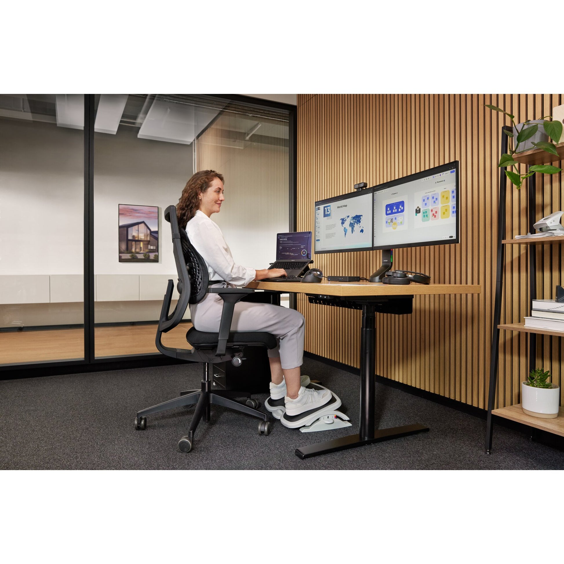 Kensington Pro Fit Ergo KB675 EQ – Tastatur TKL – Bluetooth – ohne Ziffernblock – schwarz