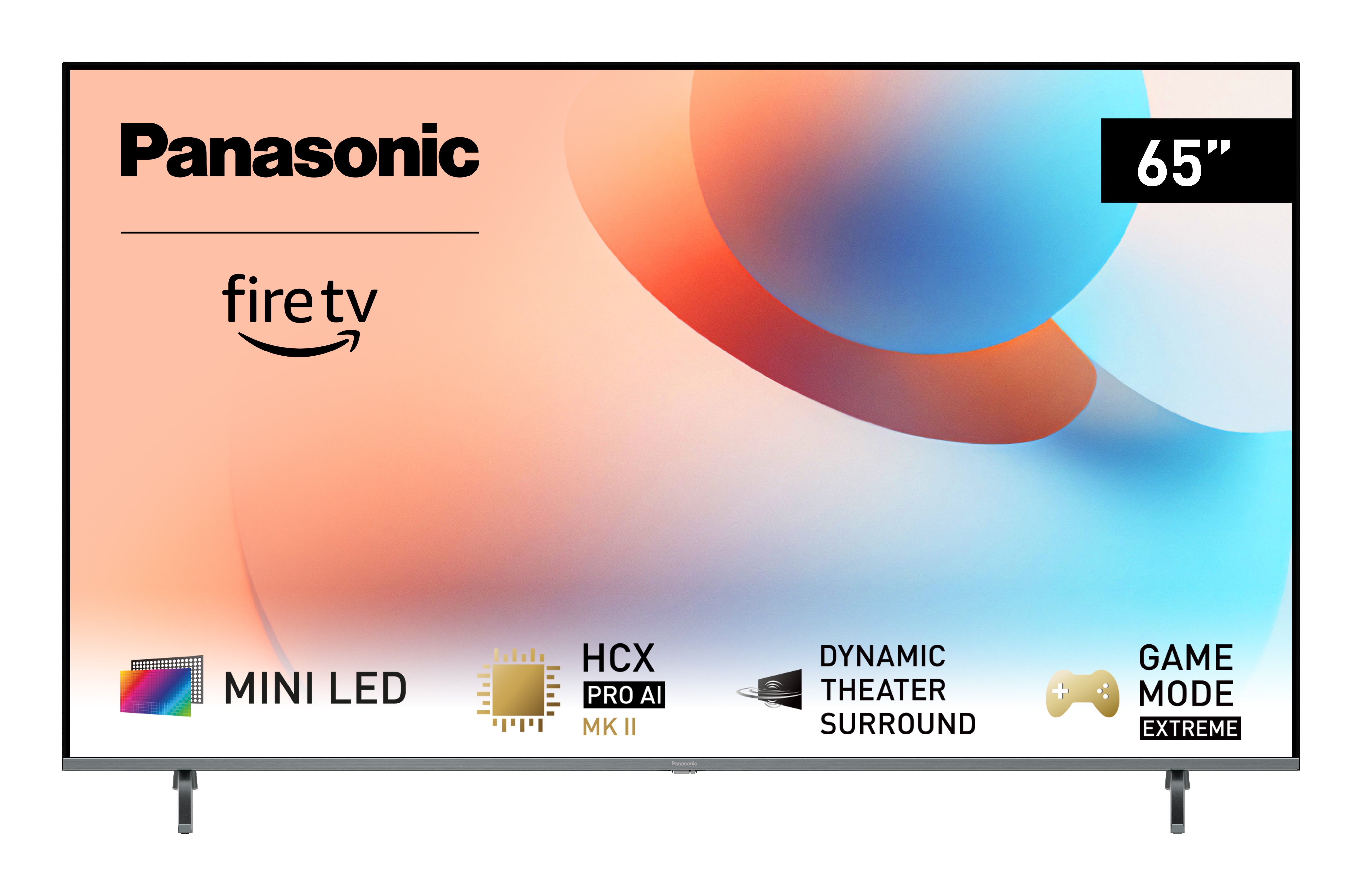 Panasonic TV – 65W95AEG, Mini-LED 4K, Schwarz