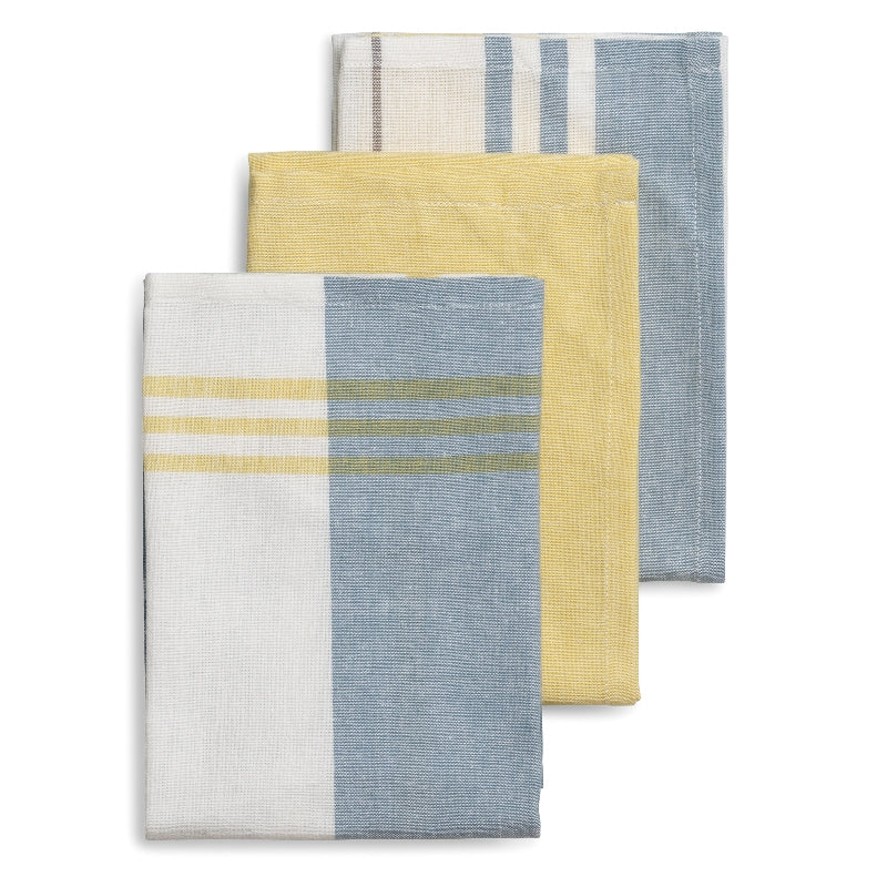 Kela Waschlappen Pasado – gelb – 45 × 65 cm – Baumwolle – 3er-Set