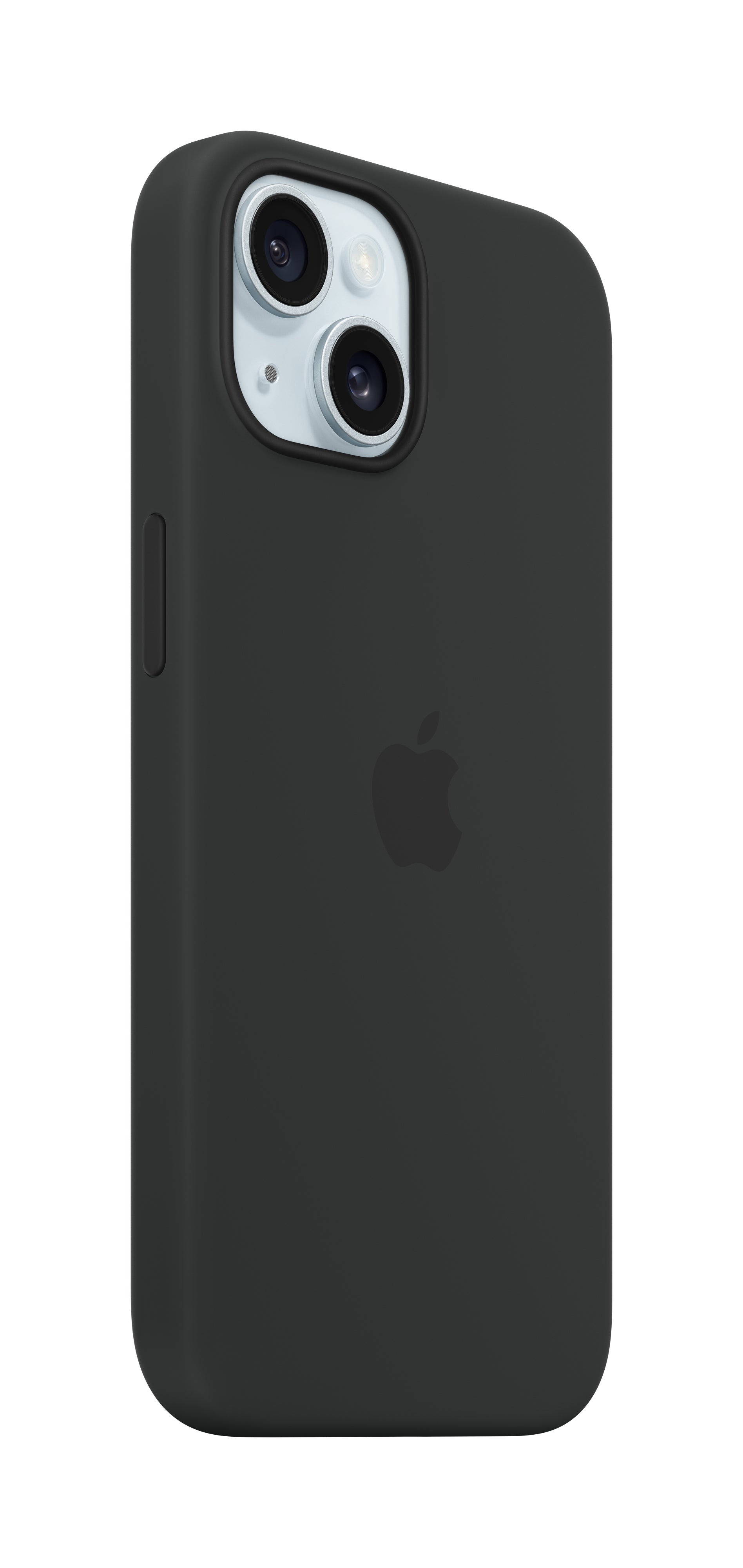 Apple Backcover – für Apple iPhone 15 – schwarz – Silikon – MagSafe-kompatibel