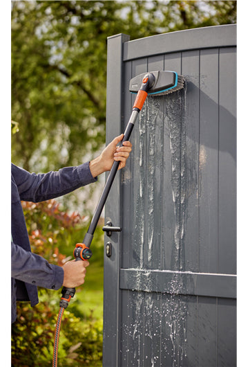 Gardena Scheuerbürste Cleansystem – weich, 27×14,8×12,8 cm, grün/grau/orange