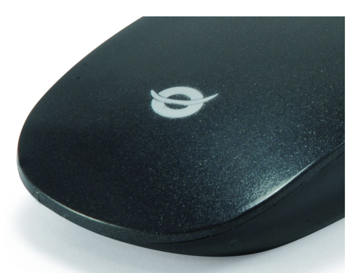 Conceptronic CLLM3BDESK – Maus – Kabelgebunden (USB‑A), beidhändig, Schwarz/Grau