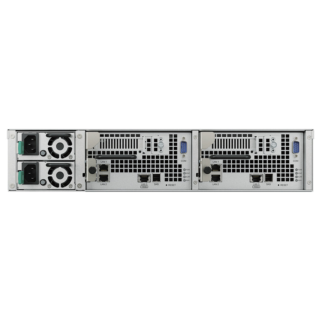 Synology SA3400D – 12-Bay Rack 2U NAS – Intel Xeon D-1541, 8 GB RAM, 10GbE, redundantes Netzteil