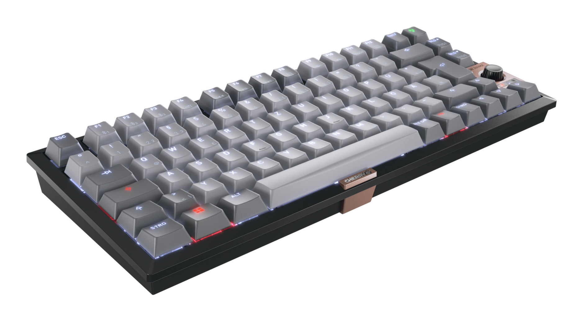 Cherry 12033087 – Tastatur, kabellos, mechanisch (Cherry MX Silent Red)