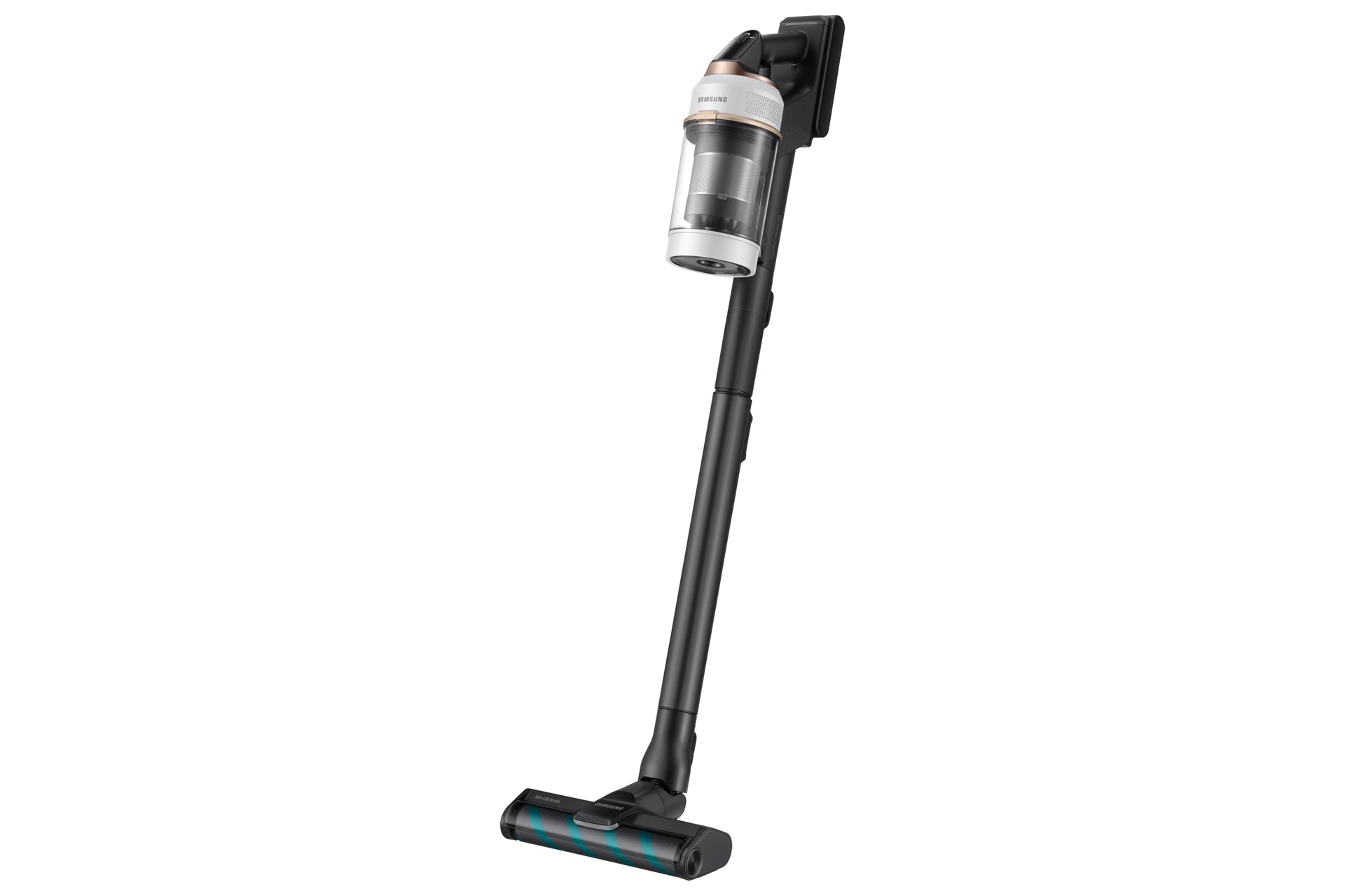 Samsung Stabstaubsauger VS20B95843W/SW – 0,5 l, Akkubetrieb, 86 dB(A), 25,2 V