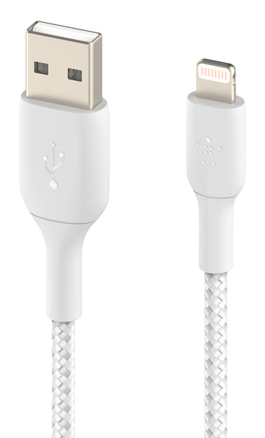 Belkin Lightning Kabel, 2 m, Weiss, MFi-zertifiziert